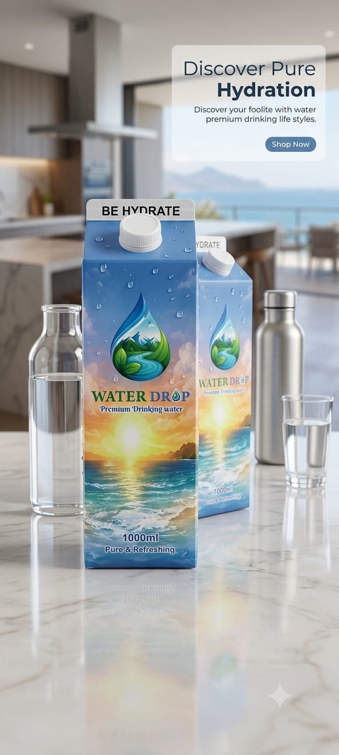 SLG Waterdrop Spring water bottle