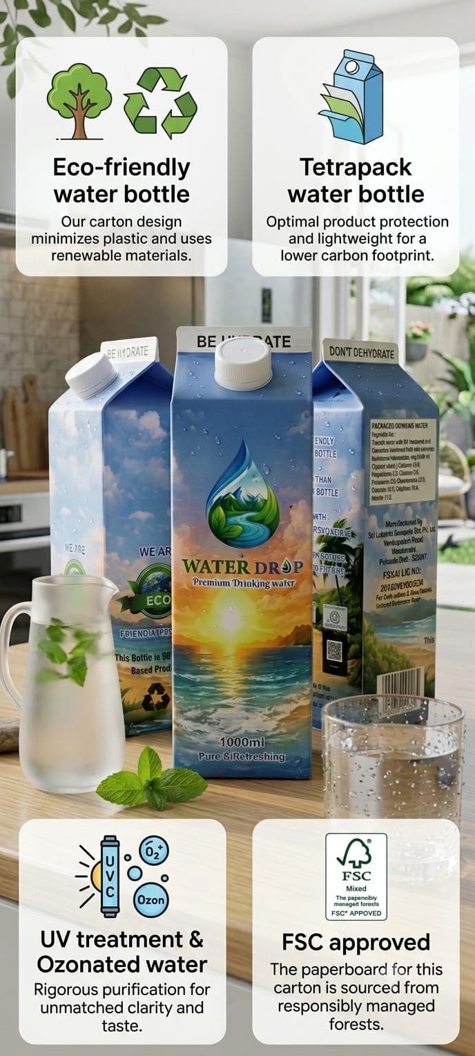 SLG Waterdrop Sparkling water bottle